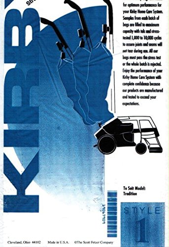 Style 1 Kirby Vacuum Cleaner Replacement Bags (3 P