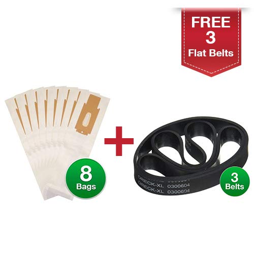 Replacement Vacuum Bag for Oreck CCPK8 / 713 with Belt