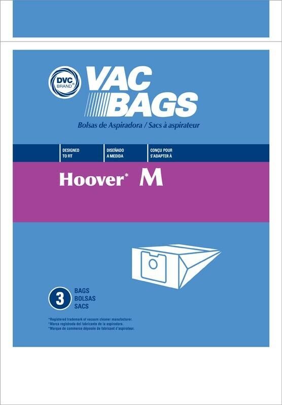 Hoover Style M Vacuum Cleaner Bags by DVC Made in USA