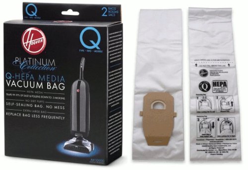 Hoover Paper Bag, Type Q Upright Hepa (Pack of 2)