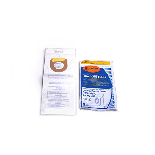 Hoover TVP Type Z Microlined upright vacuum canister 3 Bags # 857