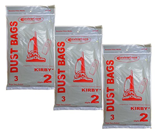 EnviroCare 9 Kirby Style 2 Heritage I Single Ply Vacuum Cleaner Bags 190681S