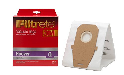 3M Filtrete Hoover Q Synthetic Vacuum Bag, Red