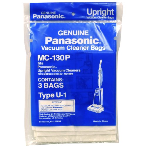 Panasonic MC130P 3-Pack Type U-1 Upright Vacuum Bag