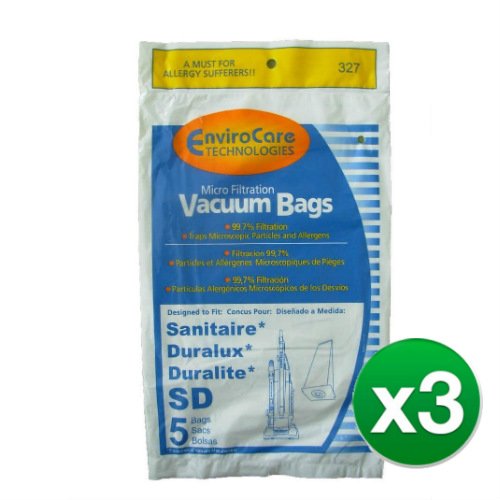EnviroCare Replacement Vacuum Bag For 63262B / Style SD / 327 (3 Pack)