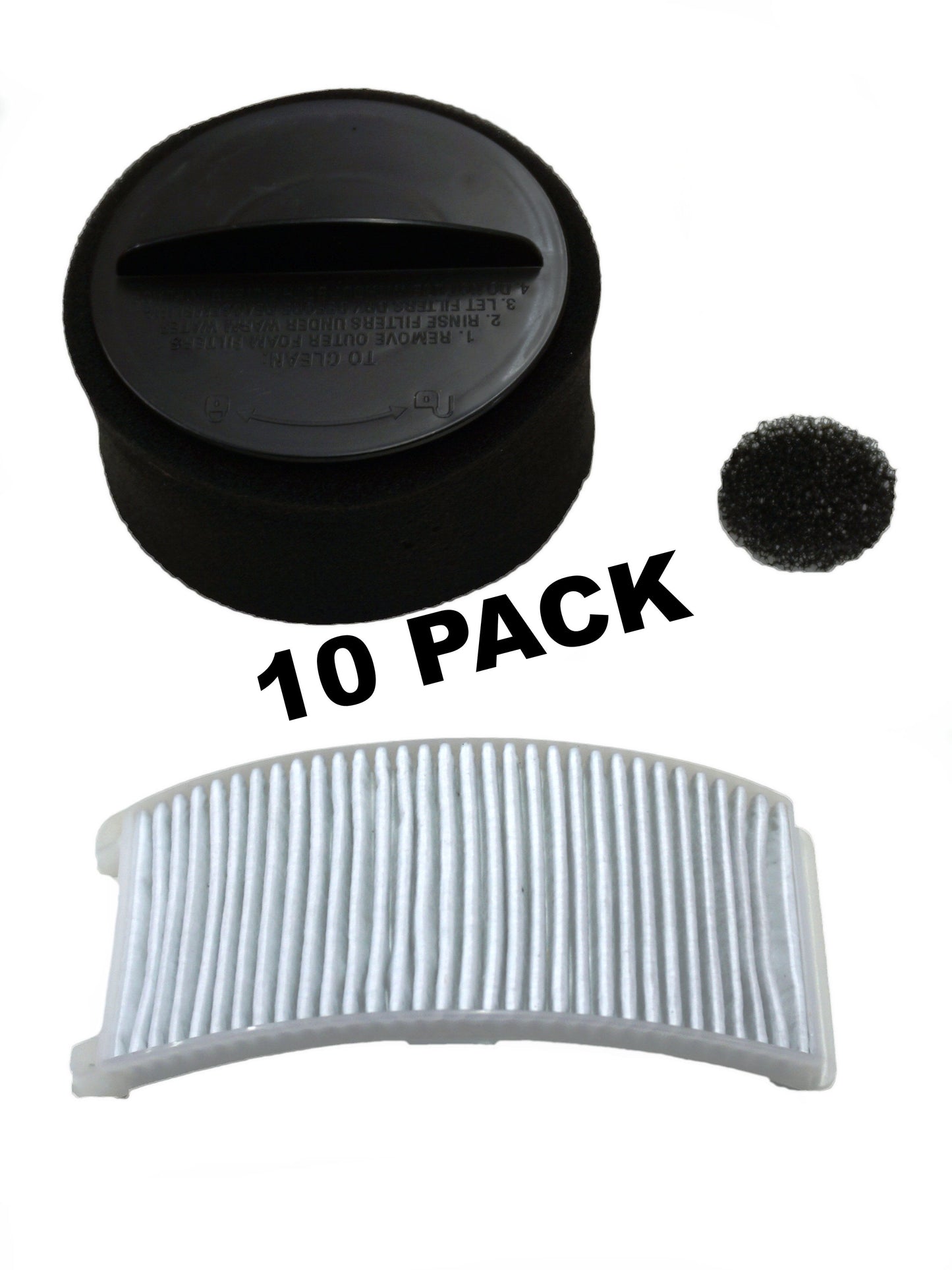 10 Pk, Bissell PowerForce & PowerGroom Style 12 Filter Kit, 2032120