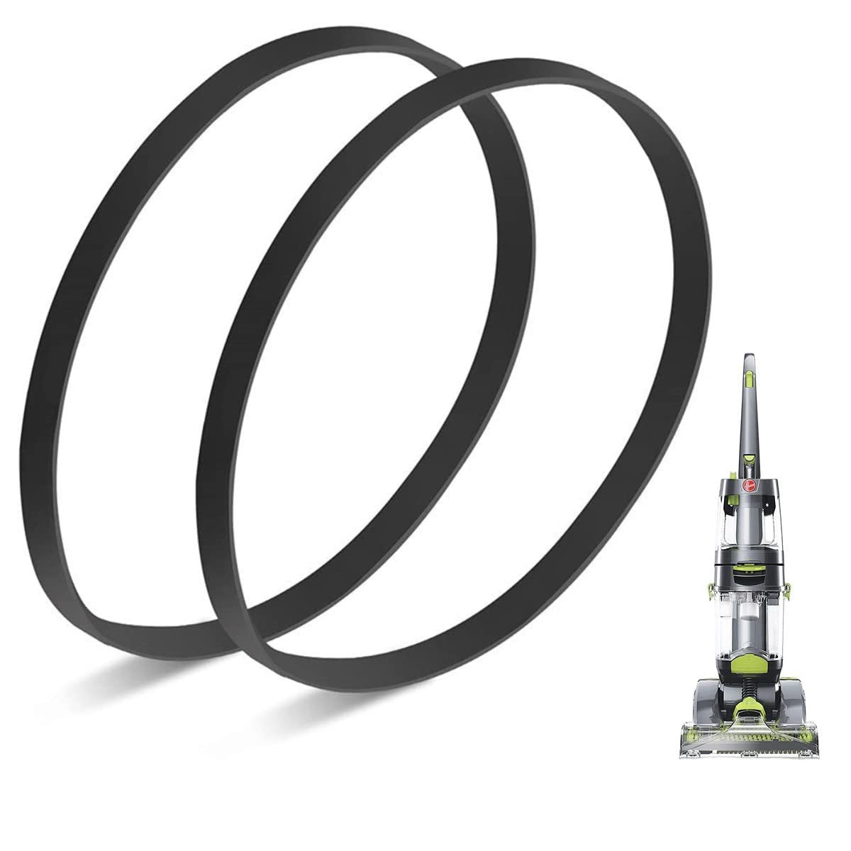 JEDELEOS Replacement Belts for Hoover Dual Power Max Carpet Cleaner, Fit Models FH51000, FH51001, FH51002 and FH54000 Series, Replace Parts 440005536 (Pack of 2)