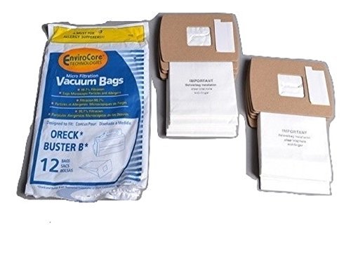Oreck Type B Canister Buster Vacuum Micro Paper Bags 12PK # 815