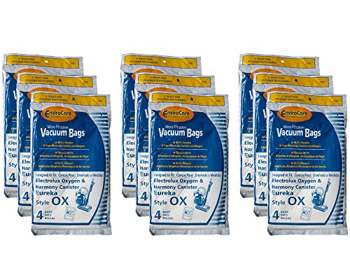 36 OX Bags Electrolux Sanitaire S Oxygen Ultra Harmony Eureka BB Bags, Ultra Canister, SP6950 & SP6952 Vacuum Cleaners. 61230-12, 6994, 6997, 6998, 6999