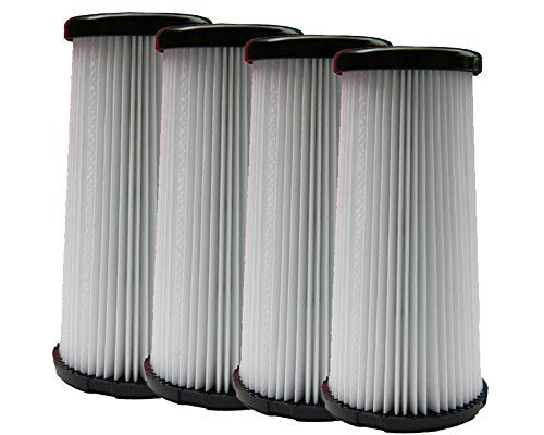 (4) Kenmore DCF-5 Pleated HEPA Tapered Filter w/activated Charcoal, Upright, Bagless Quck Clean Vacuum Cleaners, 618683, 02080011000, 02039000000