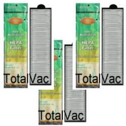 Bissell Vacuum Style 8/14 Hepa Charcoal Filter - 3 Pack
