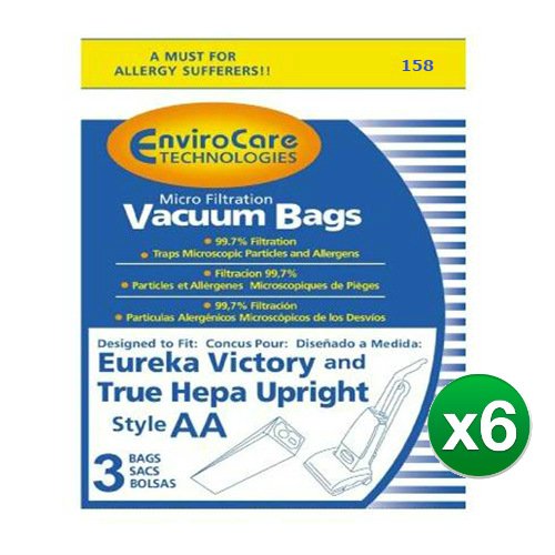 EnviroCare Replacement Vacuum Bag for 58236A / 158 / 15319 (6 Pack)