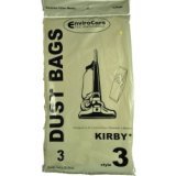 EnviroCare Replacement Vacuum Cleaner Dust Bags Compatible with Kirby Style 3 Heritage II Series Uprights 3 Bags