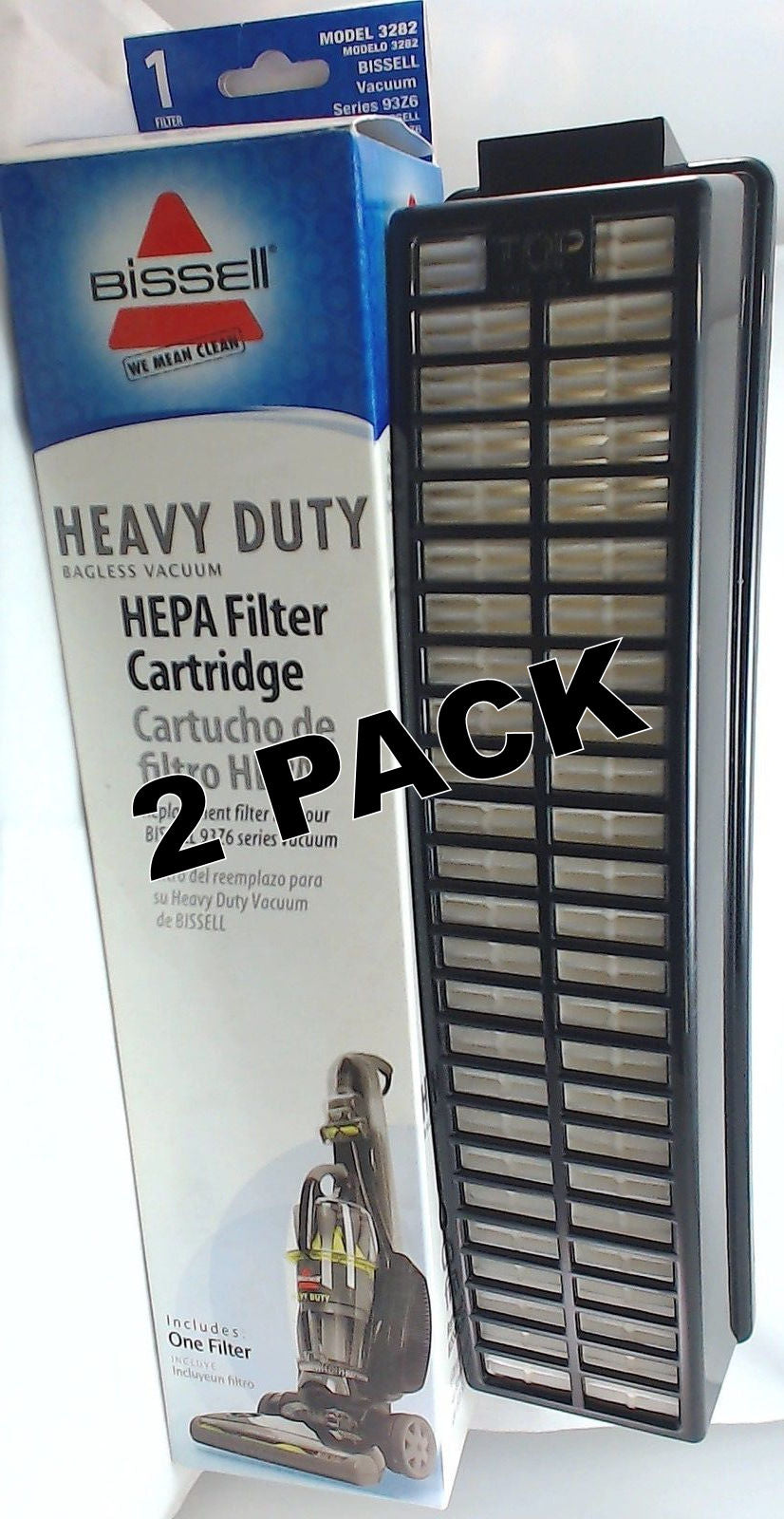 2 Pk, Bissell HEPA Filter for Healthy Home Vacuum, 3282