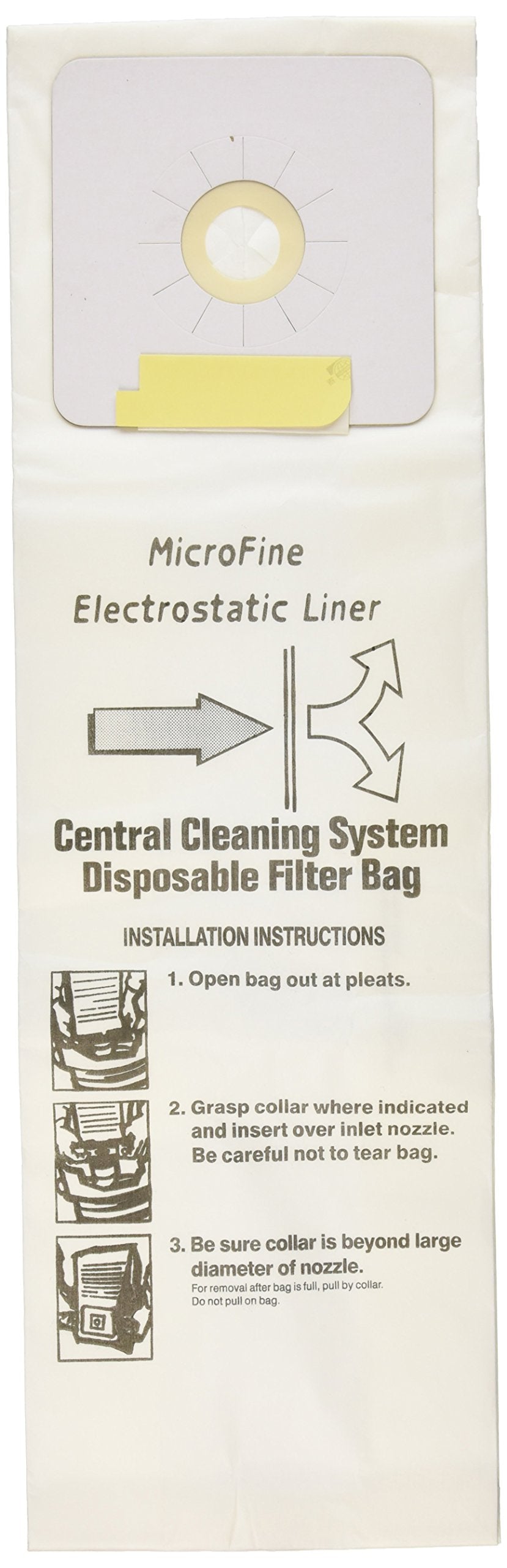 EnviroCare Replacement Micro Filtration Vacuum Bags Designed to Fit Nutone Central Vacuums 3 Pack