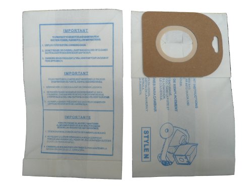 EnviroCare Replacement Vacuum Cleaner Dust Bags made to fit Eureka Mighty Mite Style N Canister Vacuums 3 Pack