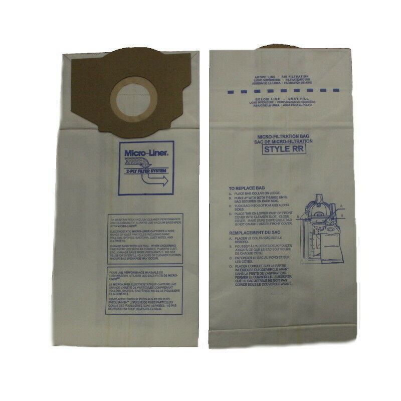 Eureka Style RR 61115B Micro Allergen Vacuum Cleaner Bags by DVC Made in USA