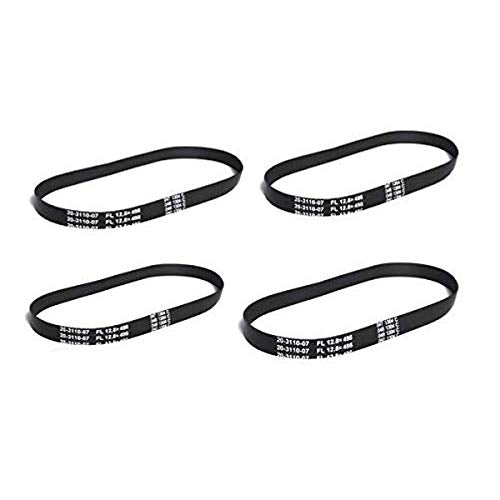 4 Replacement Part For Eureka Type R Ultra Smart Vacuum Cleaner Non Stretch Four Belt # compare to part 20-3110-07