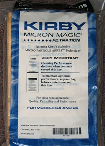ANDRWW Good Choice Kirby Micron Magic Vacuum Bags Sentria Ultimate Diamond G6 G5 G4 G3 197394 9pack