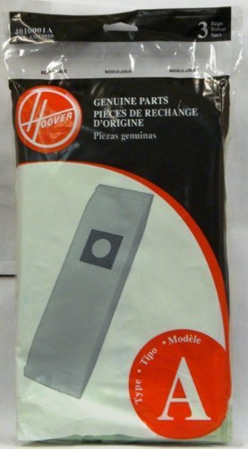 Hoover Genuine Parts Vacuum Bags Type A 3 Count (Pack of 4) Total of 12 Bags