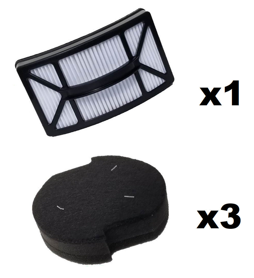 Pet Filter Kit for Bissell Powerlifter 160-4127 and 160-4130 1 HEPA+3 PREFILTER