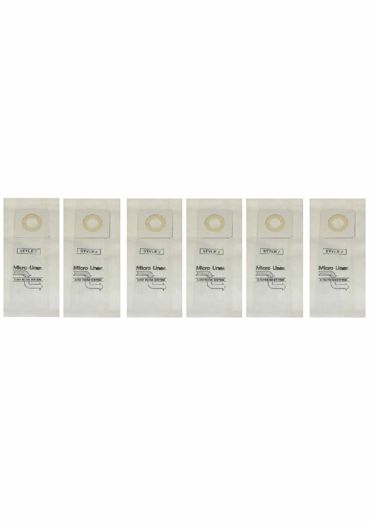HomeCare Products Replacement for Bissell Style 1, 4, 7 Replacement Bags Fit Power Force, Power Glide, Plus, Lift-Off & Power Trak Series Vacuums, Compatible with Part # 30861 Pack of 6