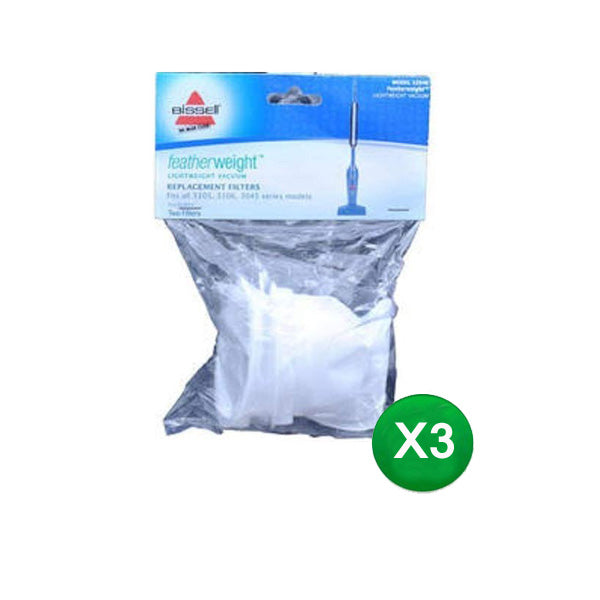 3204E Genuine Stickvac Filter For Bissell Vacuum 3HV100, 3105, 3106, 3HV200, DVH300 (Pack Of 6)
