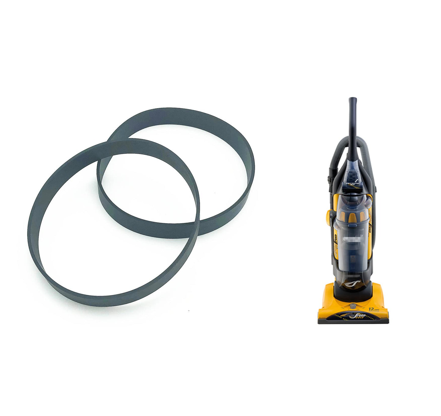 Cherimo Vacuum Belt Compatible with Eureka Airspeed AS1000 Bagless Upright Vacuum Cleaner,Models AS1000,AS1000A AS1001,AS1001A,AS1002A (Pack of 2)