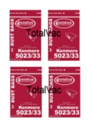 Kenmore 5023 and 5033 Style E Vacuum Bags - 12 Bags