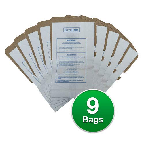EnviroCare Replacement Micro Filtration Vacuum Cleaner Dust Bags made to fit Eureka Style MM Eureka Mighty Mite 3670 and 3680 Series Canisters 9 Bags