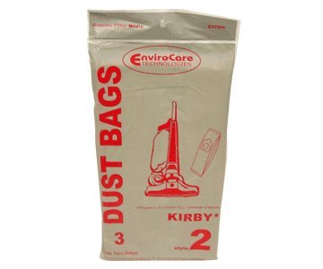Vacuum cleaner bags, fits Kirby style 2.