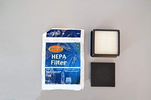 Filter W/Foam- F66 BAGLESS Upright
