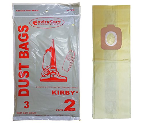 EnviroCare 3 Kirby Style 2 Heritage I Single Ply Vacuum Cleaner Bags 190681S