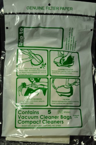 Tri Star Compact/Revalation Canister Vacuum Cleaner Bags 12-2400-01 by Tristar