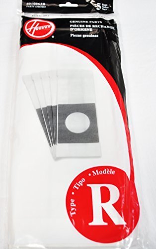Hoover Type R Paper Vacuum Bags, 5 Pack by Hoover