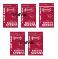 Kenmore 5023 and 5033 Style E Vacuum Bags - 15 Bags