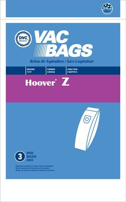 Hoover Style Z Vacuum Cleaner Bags by DVC Made in USA