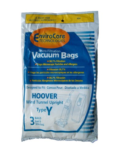 36 Hoover Allergy Vacuum Type Y Bags, WindTunnel Upright Vacuum Cleaners, 43655109, 4010100Y, 4010801Y