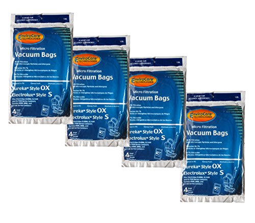 16 Electrolux Harmony Oxygen Canister Microfiltration Vacuum Bags 61230B EL200B