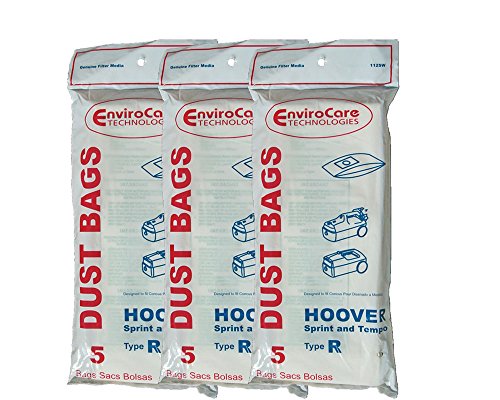 15 Hoover Type R Sprint Tempo Allergy Vacuum Cleaner Bags