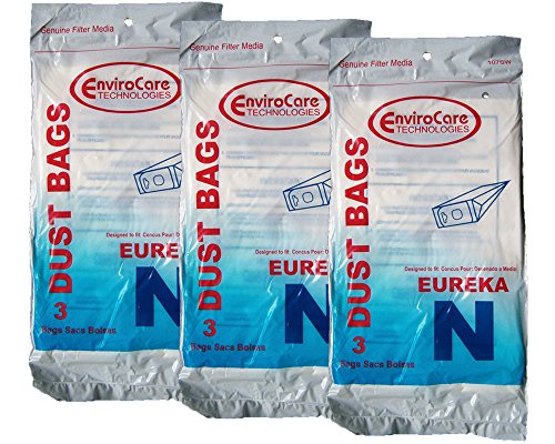 EnviroCare 9 Eureka Mighty Mite Style N Allergy Canister Vacuum Cleaner Bags