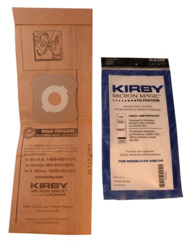 Generation 4 & 5 Kirby Vacuum Cleaner Replacement Bags (3 Pack)
