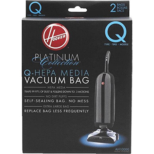 Hoover AH10000 Platinum Type-Q HEPA Vacuum Bag, 2 Count (Pack of 3)