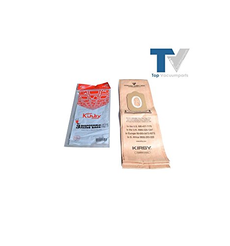 KIRBY STYLE 2 HERITAGE I UPRIGHT VACUUM CLEANER 3PK PAPER BAGS # 190681S , 190681 , 190681A