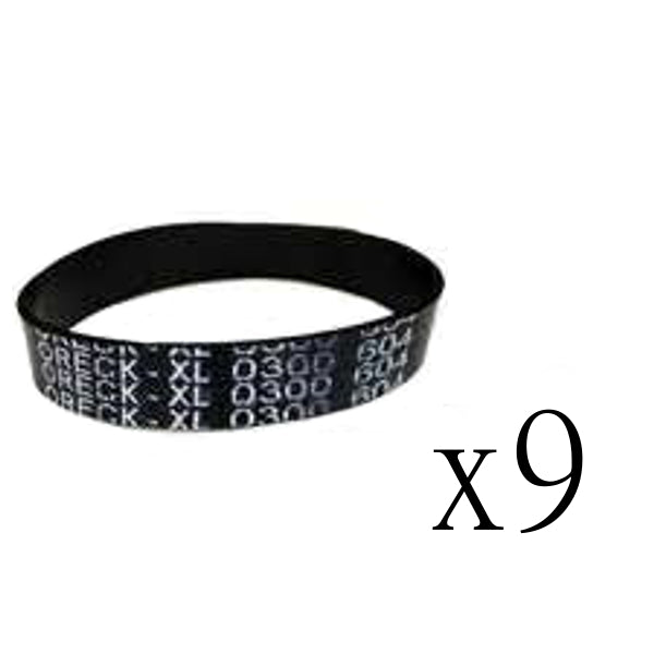 Oreck XL Vacuum Belts Part# 0300-604 (Genuine Oreck Brand) 9 Pack