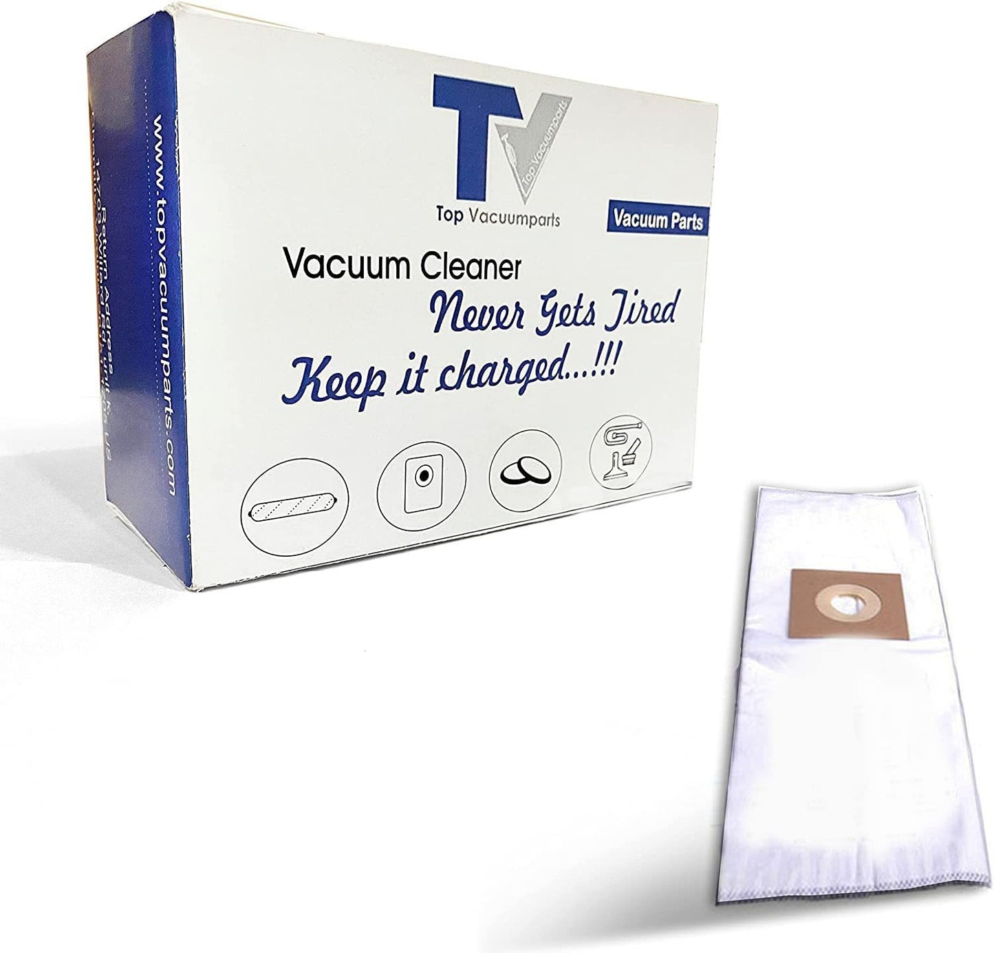 Replacement Part For Hoover WindTunnel Y HEPA Pleated Vacuum Filter 6 Bags # compare to part AH10040