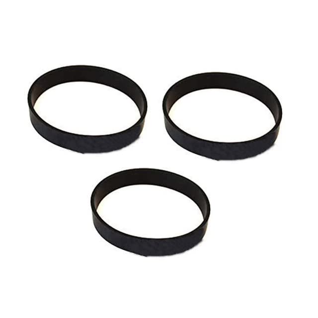 Replacement Part for Bissell Style 8, 14, Lift Off Upright Vacuum Cleaner Flat Belt Fits 4220, 6850, 6860, 3750, 6595, 6801 Models (3 Belts) # Compare to Part 18002