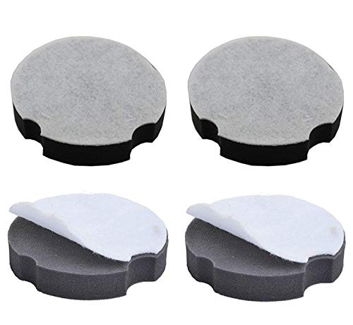 HASMX Replacement Upright Vacuum Filter for Part # 1604896 Bissell 1520 2112 Series PowerForce Compact Lightweight Upright 160-4896 Vacuum Filters 15204 15208 15209 1520L 1520N 1520R 2112 Z (4-Pack)