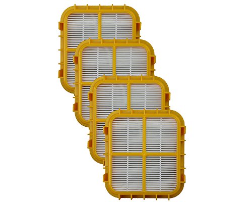 4 Eureka HF-10 Pleated HEPA Vacuum Filters Upright Boss Capture Pet Lover 63358