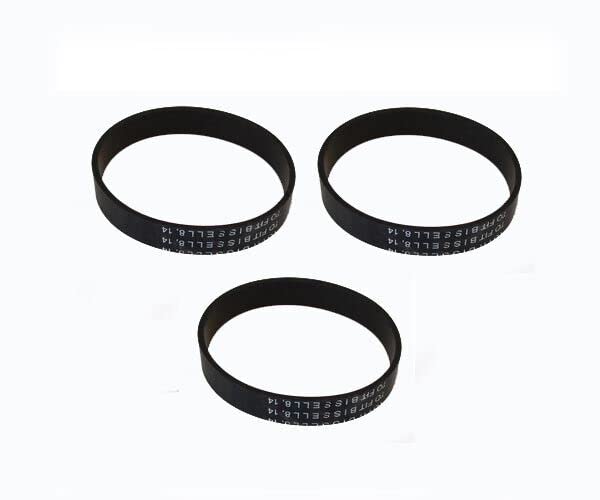 Replacement For Compatible With 3 Bissell 18002, 3200, Style 8, 14 Lift Off Upright Vacuum Flat Belts